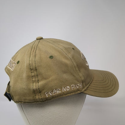 G. Loomis Baseball Cap Green One Size Skeleton Bone Fish Fear No Strapback Hat