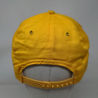 Vintage Broner Snapback Trucker Hat Yellow Access Control Embroidered Logo