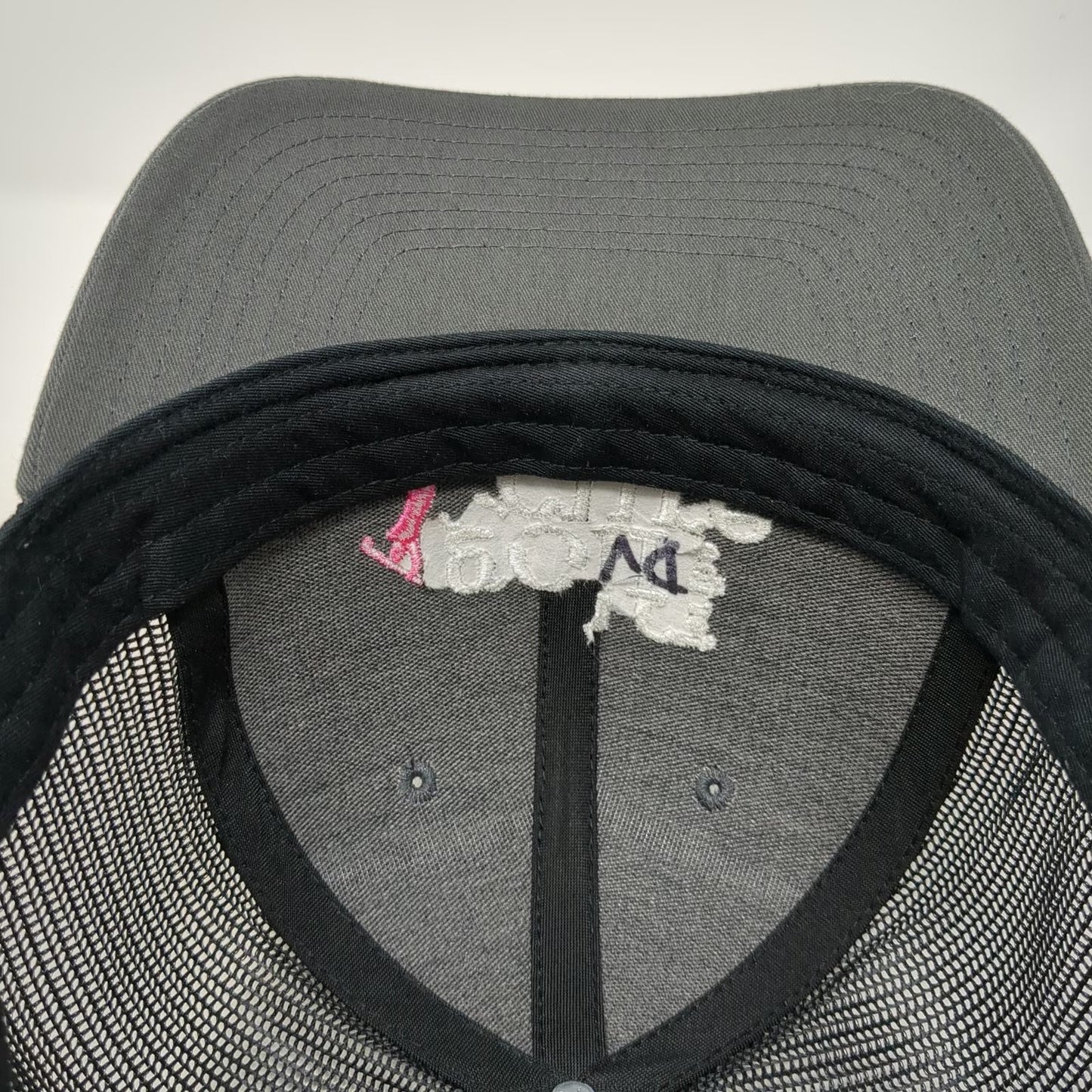 Richardson Trucker Hat Gray L Golf for the Cure MAPEI Snapback Mesh Logo