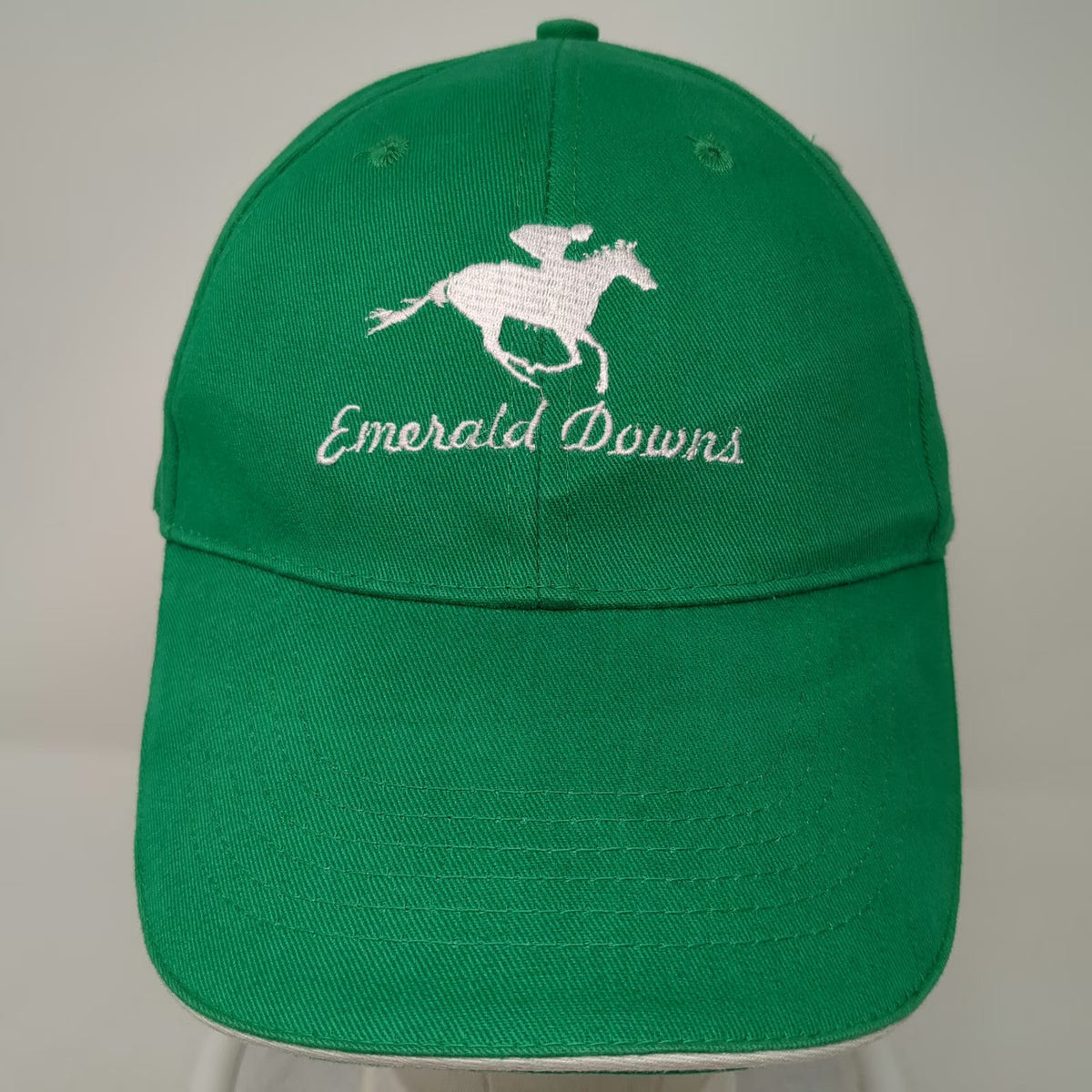 Associated Premium Emerald Downs Green Baseball Hat One Size Strapback Racing