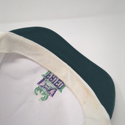 Fried Snapback Hat White One Size Adjustable Embroidered Colorblock HG