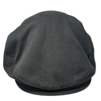 Nike Newsboy Cap Black XL Cotton Hat Back Swoosh Satin Lined Flat Driver Golf