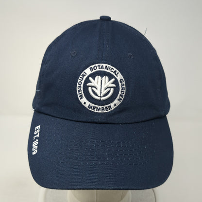 Missouri Botanical Garden Member Strapback Hat Blue One Size Hit Wear