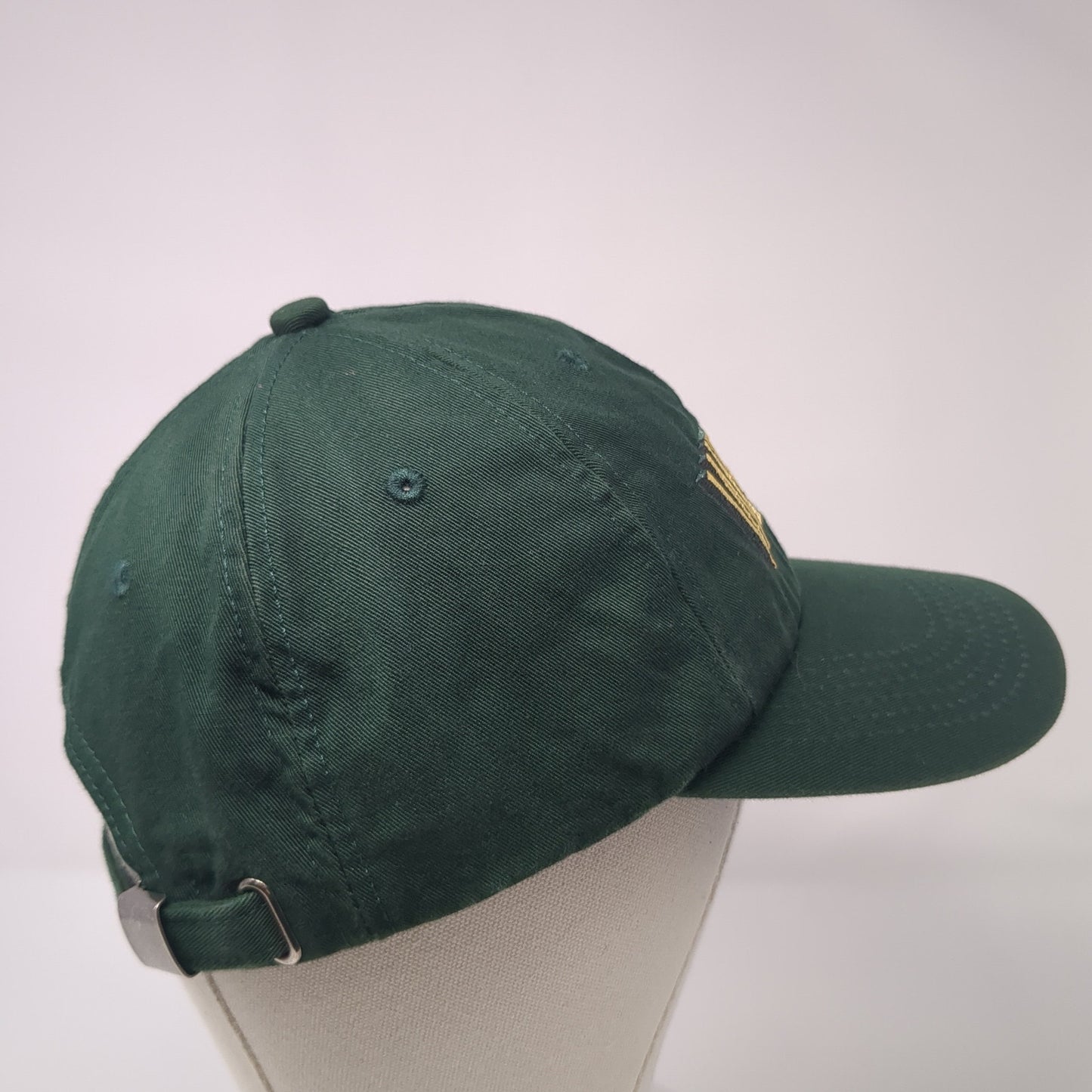 Western Slideback Hat Green One Size Adjustable Embroidered K-Products Vintage