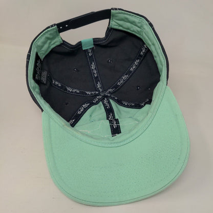 Salt Life Snapback Hat Multicolor OSFM Adjustable Patch Vented Holes 6 Panel