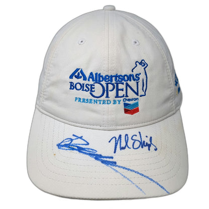 Ivory Headwear Albertsons Boise Open Golf White Baseball Cap One Size Signed Hat