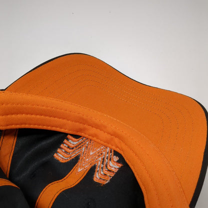 Whataburger Strapback Hat Black One Size Adjustable Embroidered 6 Panel