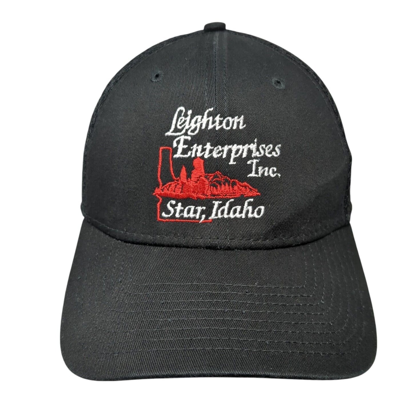 Leighton Enterprises Inc. Star Idaho Fitted Hat Black M/L New Era