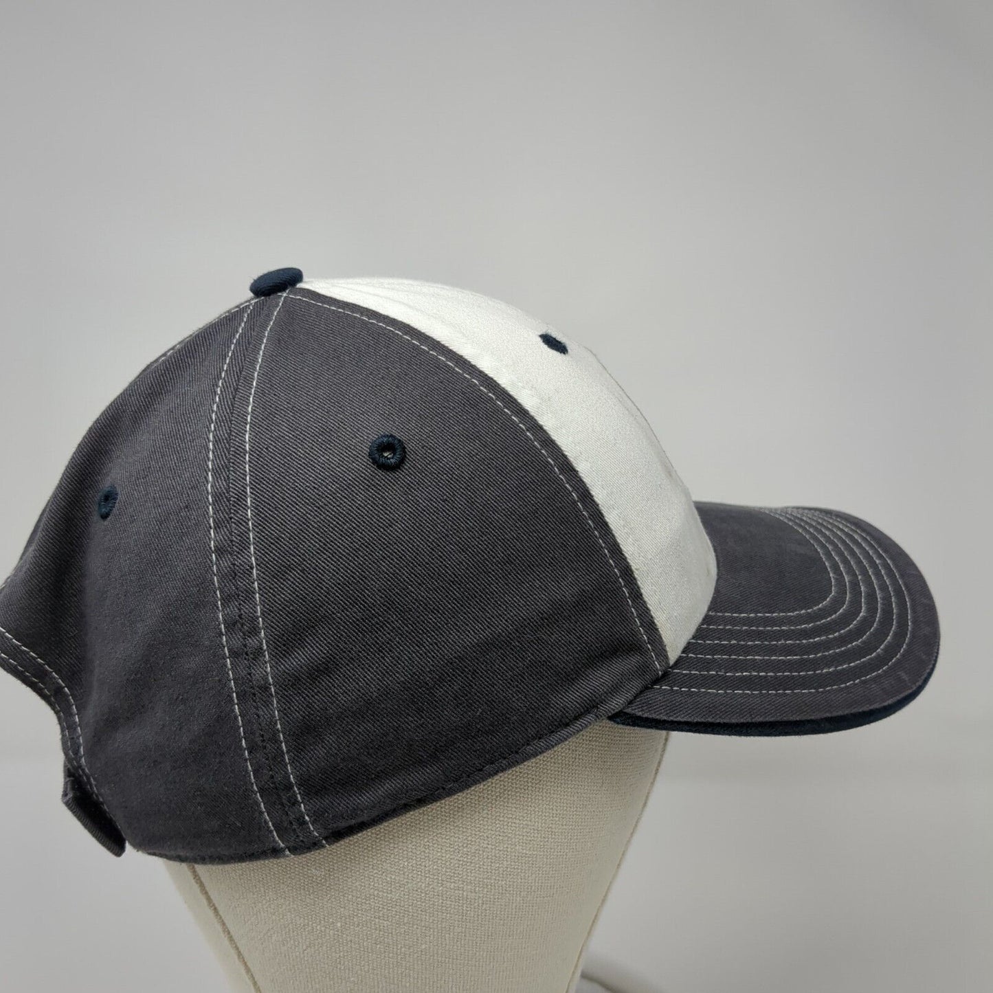 Roth Farms Est. 2003 Strapback Hat Gray M/L Adjustable Embroidered Richardson