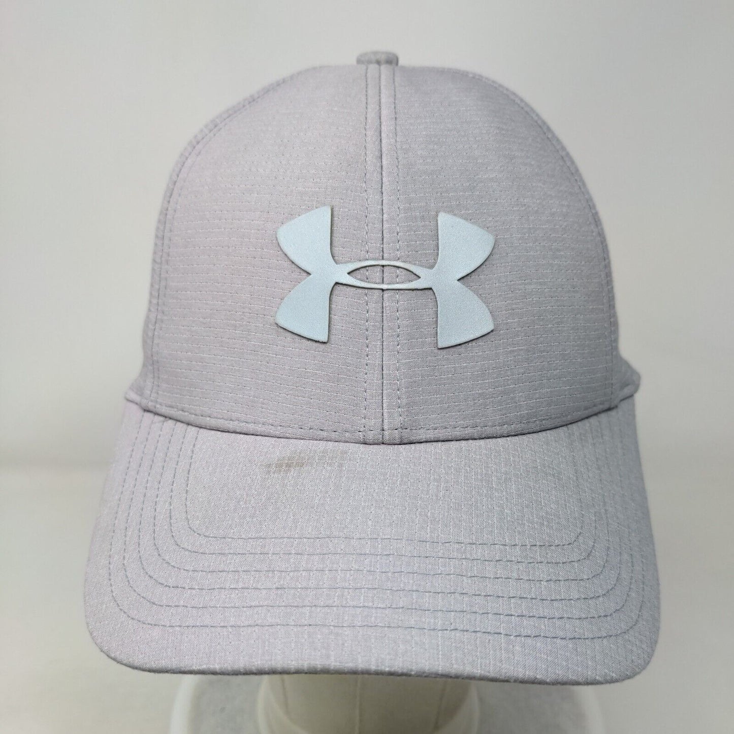 Under Armour Fitted Hat Gray L/XL Classic Fit Lightweight Cool Switch