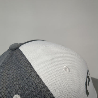 AT4 GMC Strapback Hat Gray One Size Adjustable Embroidered Vented Holes 6 Panel