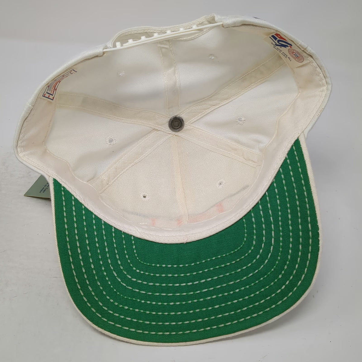 The Game Idaho State NCAA Snapback White ISU Bar Hat W/Tags Vintage USA