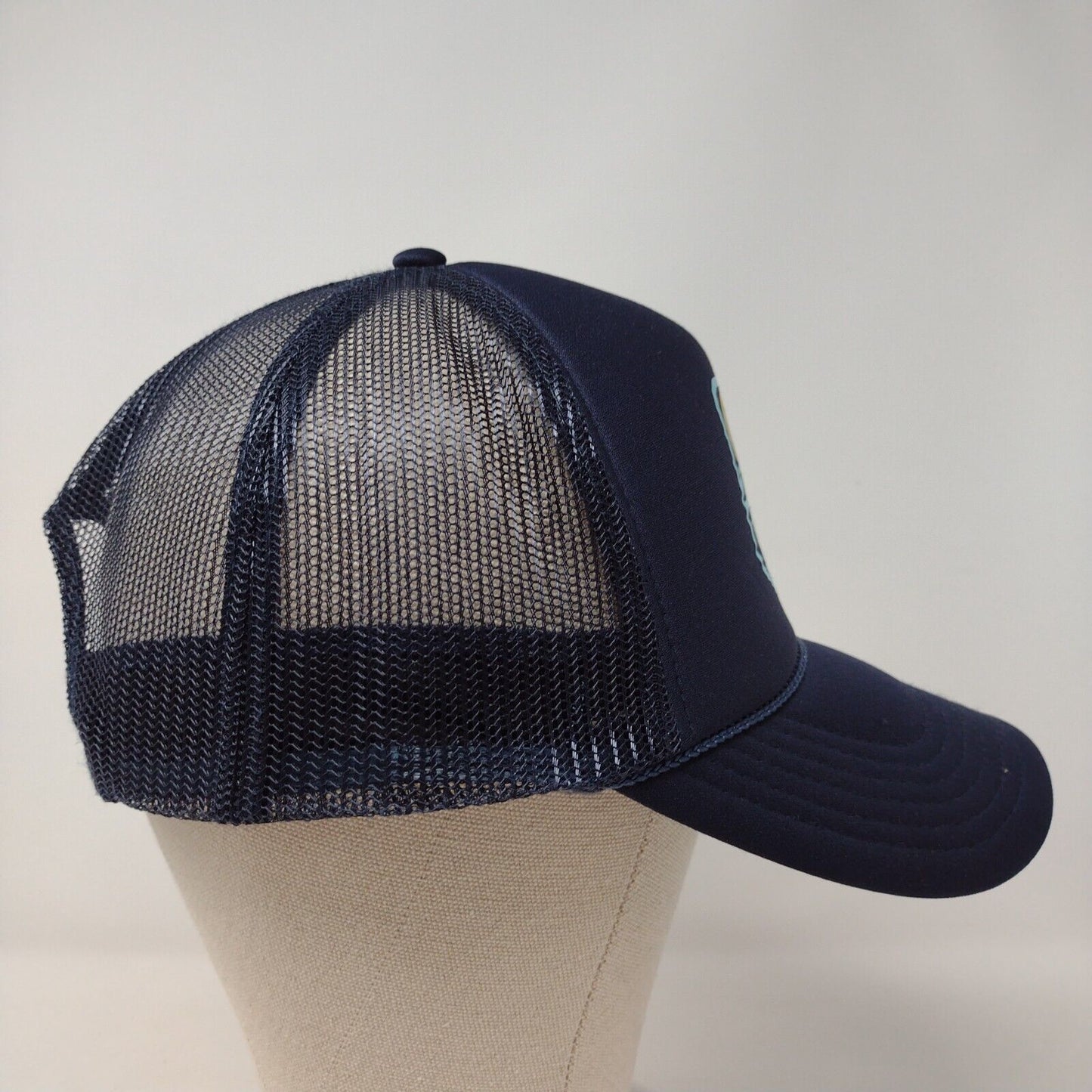 Trail Sisters Team Snapback Trucker Hat Blue OSFM Adjustable Mesh Back Rope Otto