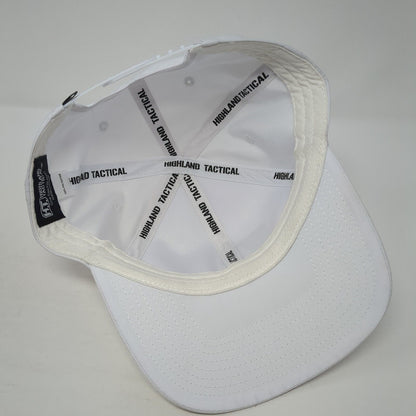 Camo American Flag Snapback Hat White One Size Adjustable 6 Panel