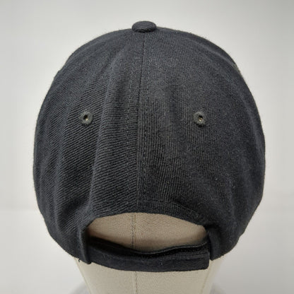 The Country Cafe Strapback Hat Black One Size Adjustable 6 Panel Decky