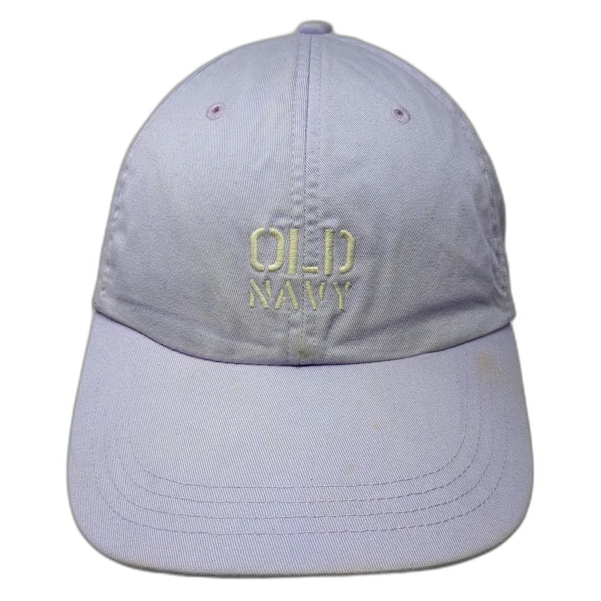 Old Navy Baseball Cap Purple XL Cotton Embroidered Logo Hat Slideback Adjustable