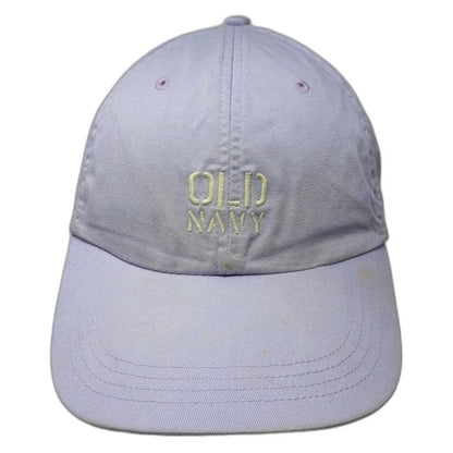 Old Navy Baseball Cap Purple XL Cotton Embroidered Logo Hat Slideback Adjustable