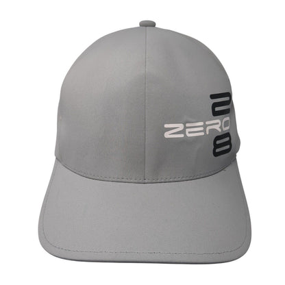 Zero 28 Fitted Hat Gray L/XL Flexfit Delta Solid 6 Panel Port Authority