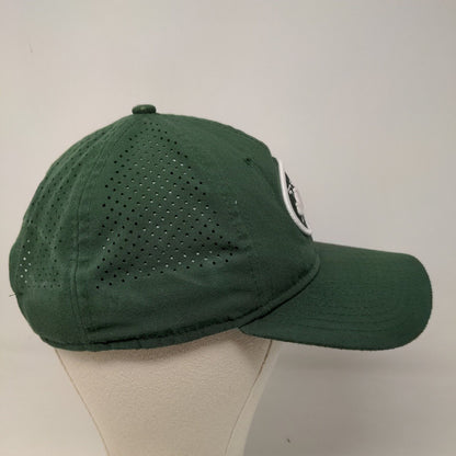 New Era Men's Slideback Mesh Back Hat Green New York Jets Embroidered Logo