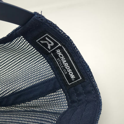 Richardson 112 Trucker Hat Gray Blue One Size Mesh Snapback Innvictis Logo