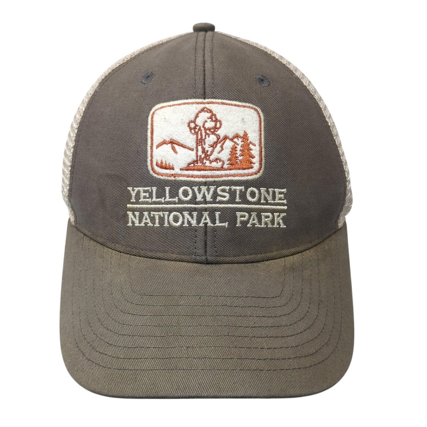 Yellowstone National Park Trucker Hat Brown One Size Adjustable Mesh Back Ouray