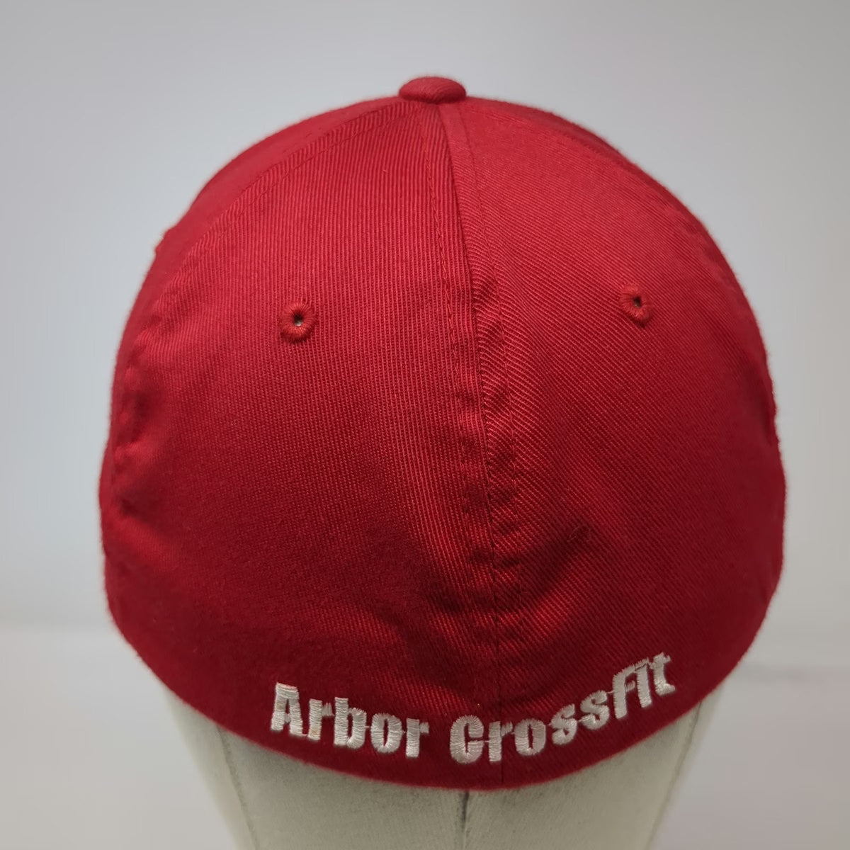 Flexfit Baseball Cap Red M CrossFit Endurance Team Arbor Gym Athletic Hat