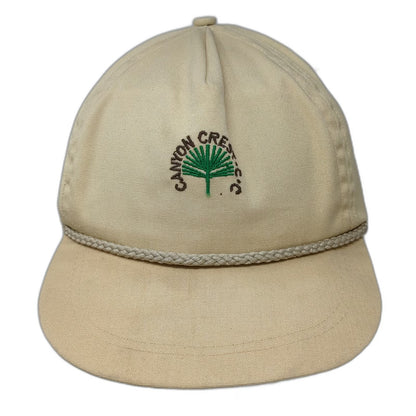 Imperial Caps 5 Panel Beige Hat One Size Rope Golf Canyon Crest Country Club