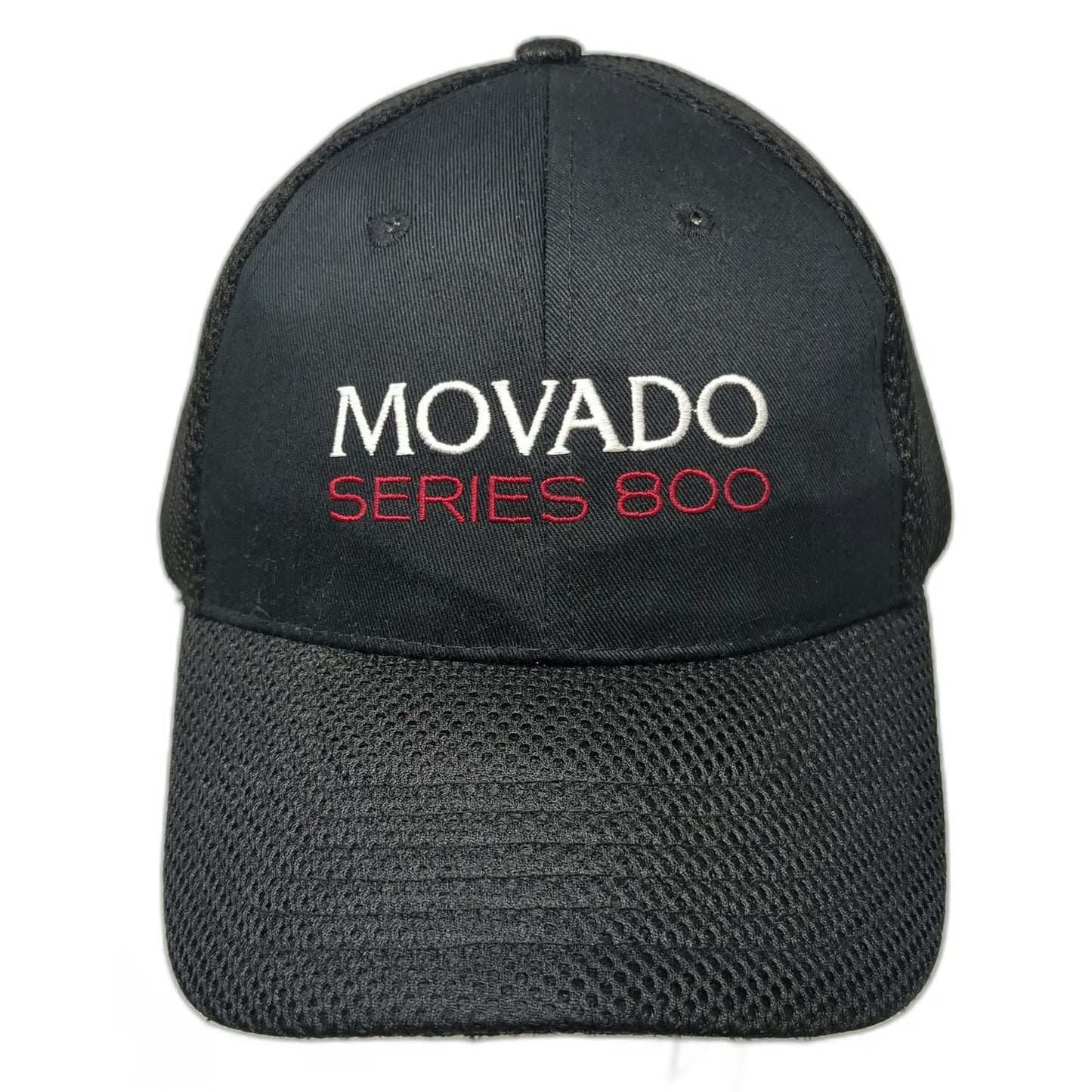 Movado Series 800 Limited Edition Baseball Cap Black One Size Strapback Hat Mesh