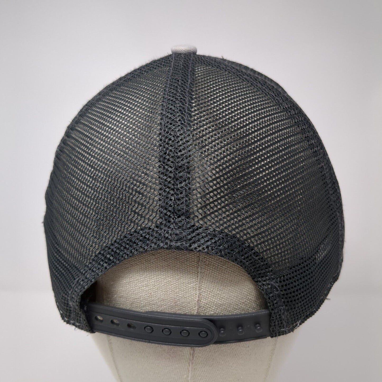 GRO Grass Roots Ontario Snapback Trucker Hat Gray One Size Mesh Back