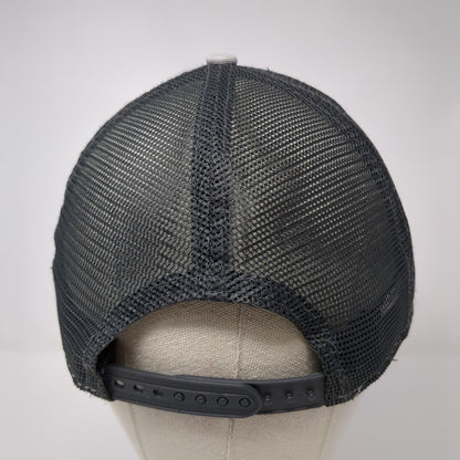 GRO Grass Roots Ontario Snapback Trucker Hat Gray One Size Mesh Back