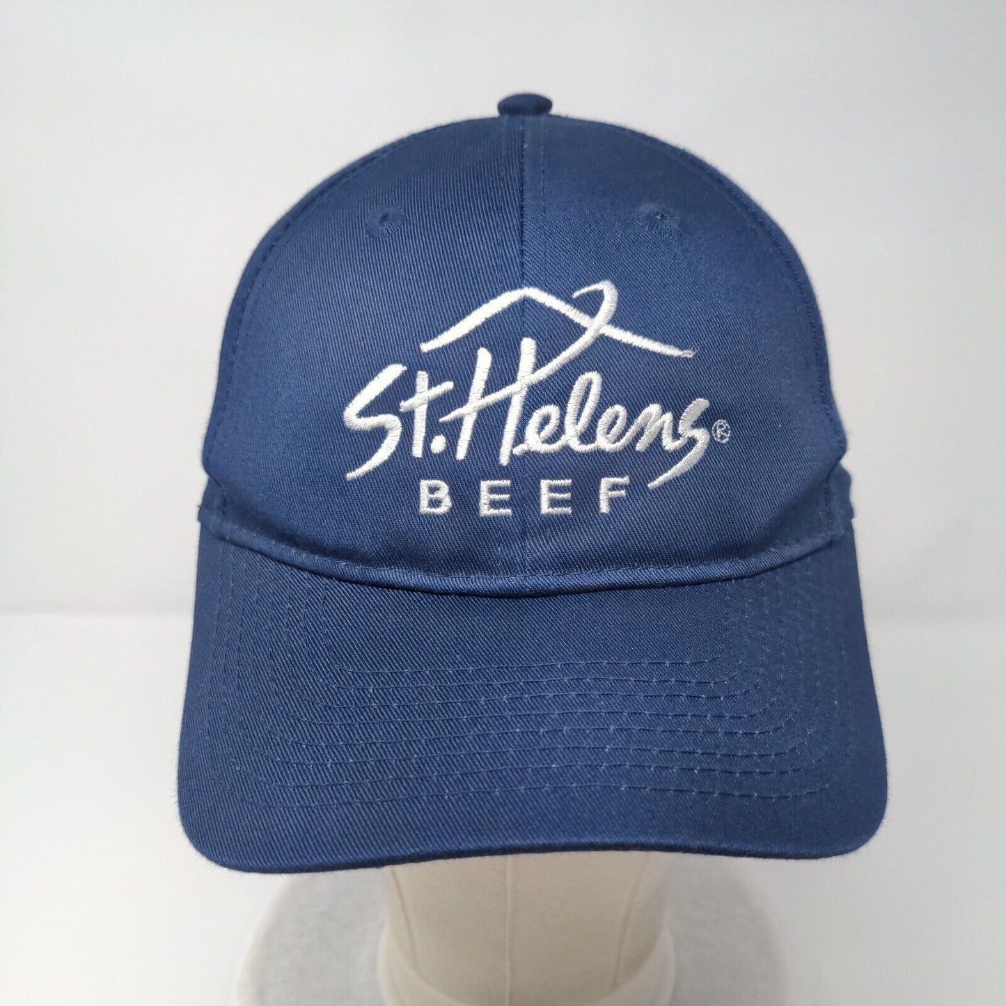 St. Helens Beef Slideback Hat Blue OS Adjustable Embroidered Port Authority