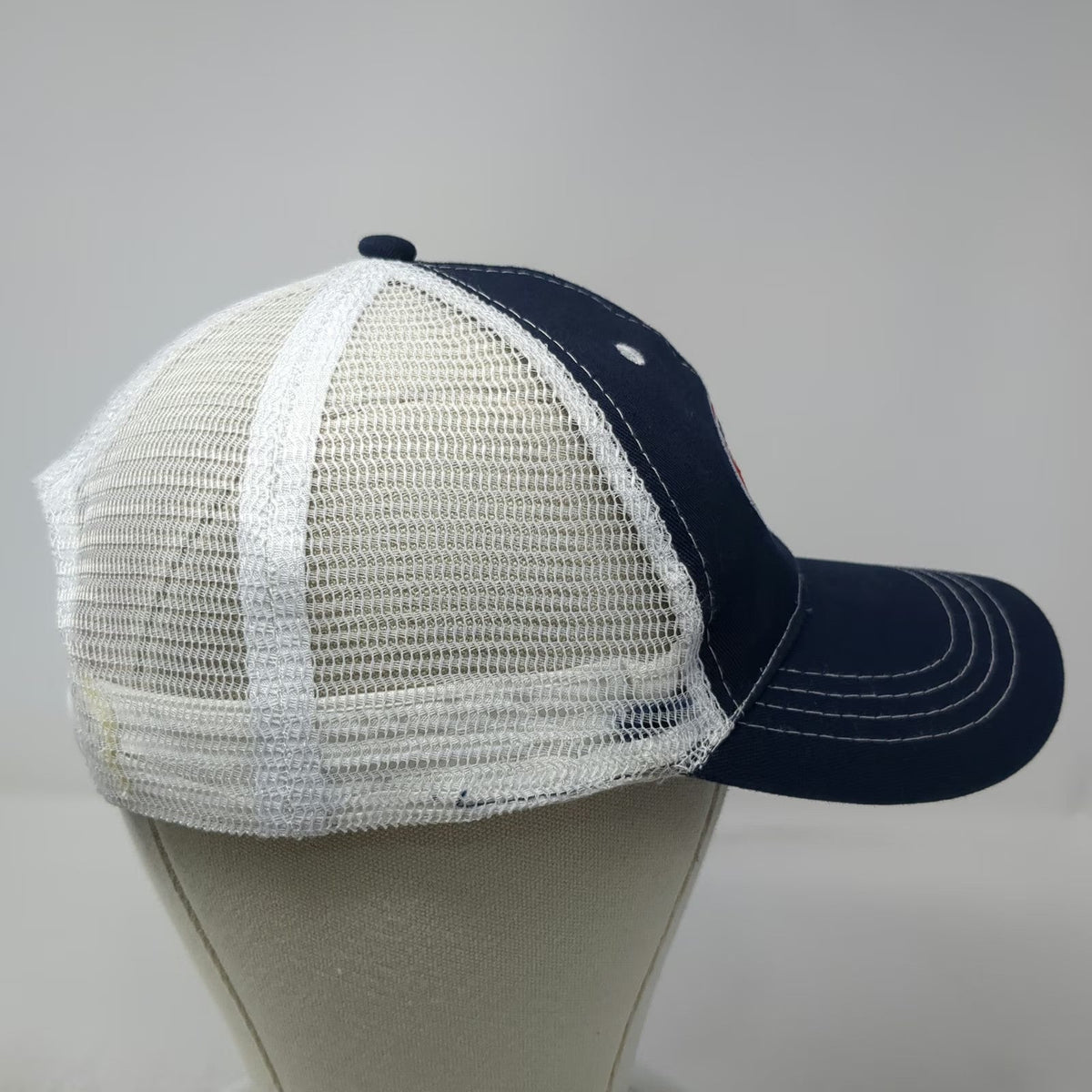 Trucker Hat Blue One Size MYHockey Tournaments Champions Mesh Snapback Hat