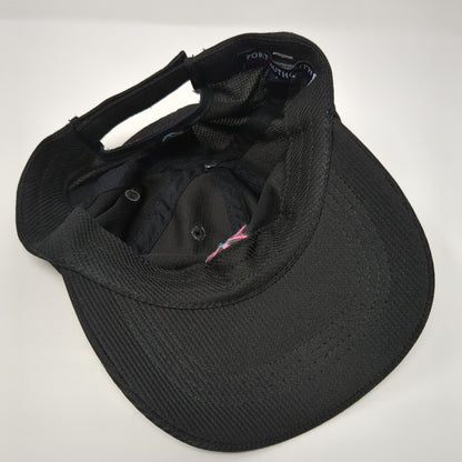Feelin' Groovy Strapback Hat Black One Size Embroidered Port Authority