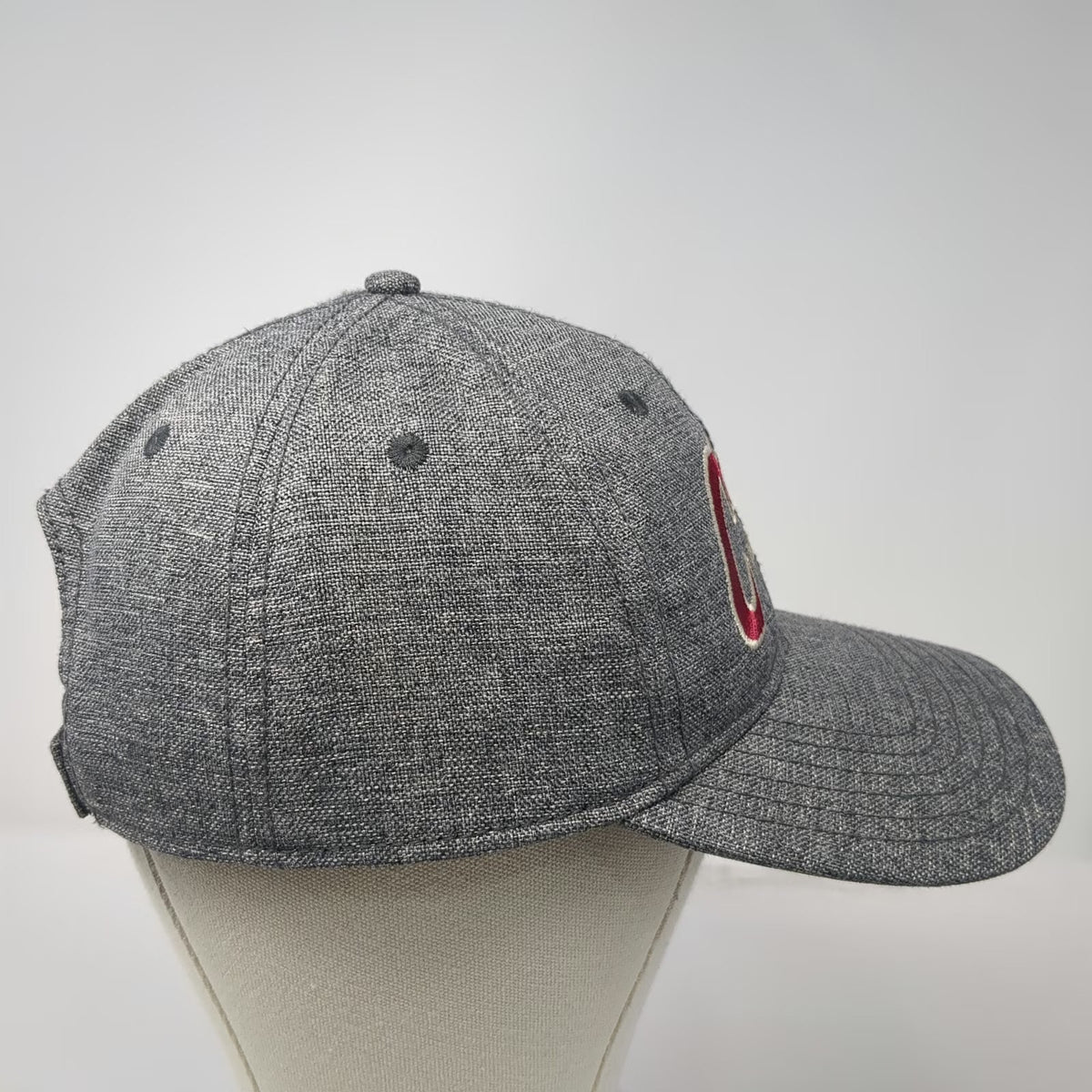 Otto Baseball Cap Gray One Size Colyer Herefords Angus Strapback Structured Hat