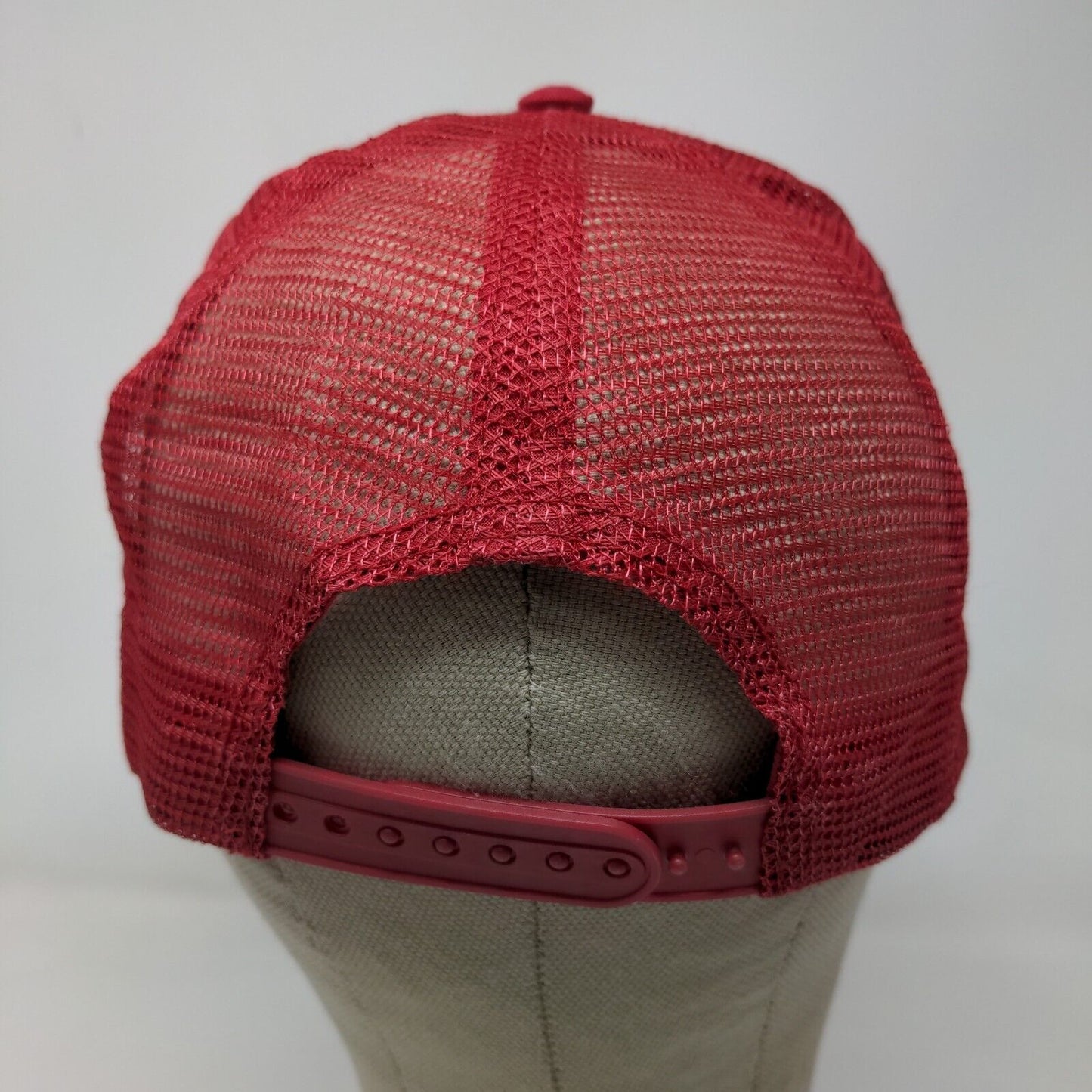 Grupo Principe Estilo Calentano Musical Artist Men's Snapback Mesh Back Hat Red