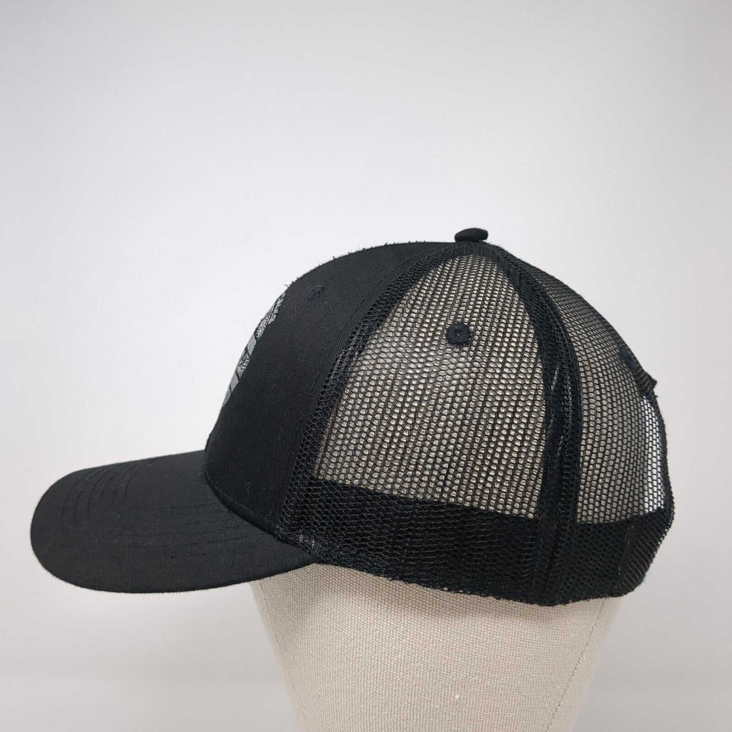 Inventory Sales Company Snapback Trucker Hat Black One Size Mesh Back