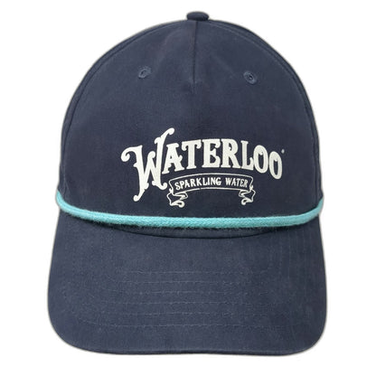 Big Accessories 5 Panel Blue One Size Hat Waterloo Sparkling Water Rope Snapback