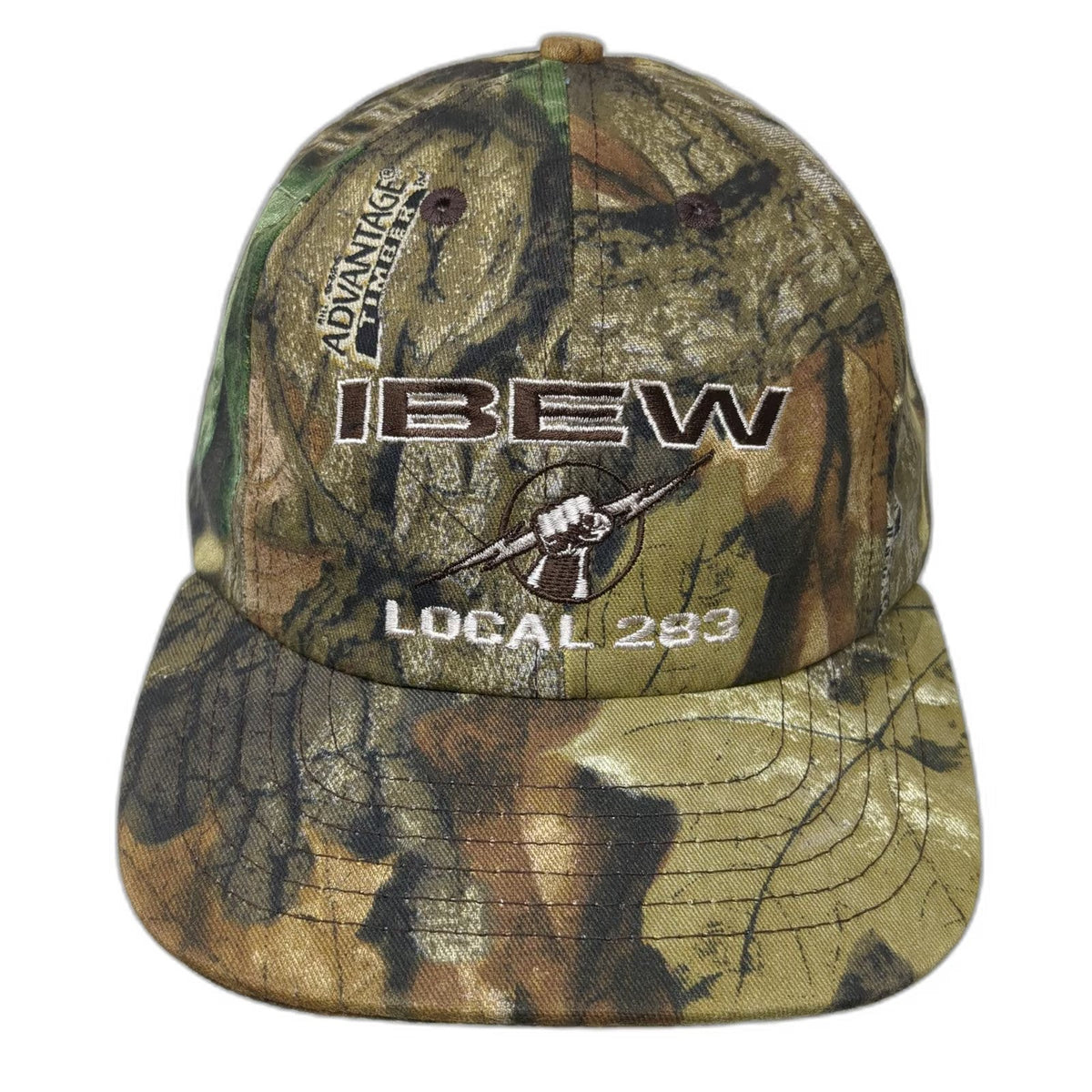 Frank Doolittle Snapback Green One Size IBEW Local 283 Camo Hydro Power Hat