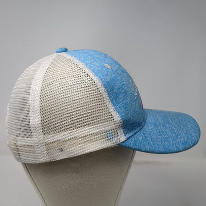 DMR Classic Headwear Trucker Hat Blue OS Lagoon Utah 86 Mesh Snapback Embroider