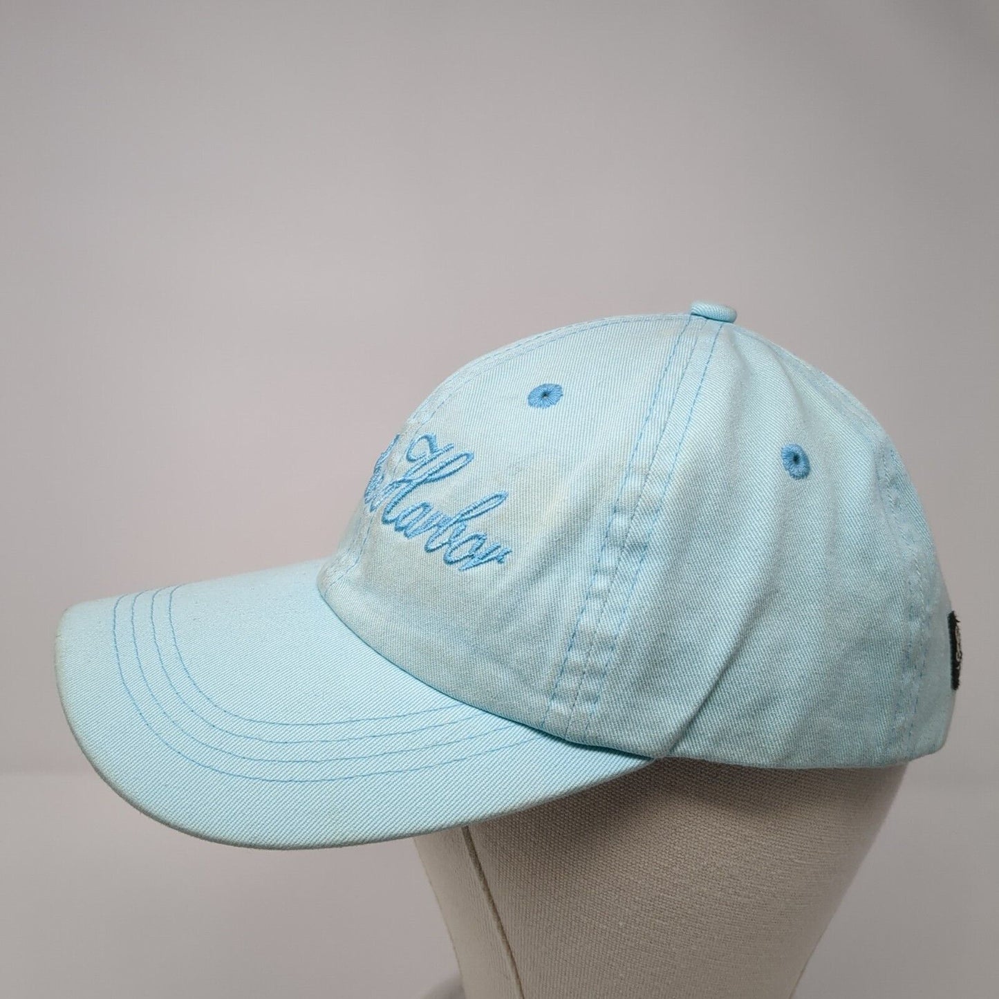 Roche Harbor Slideback Hat Blue One Size Adjustable Embroidered Gear For Sports