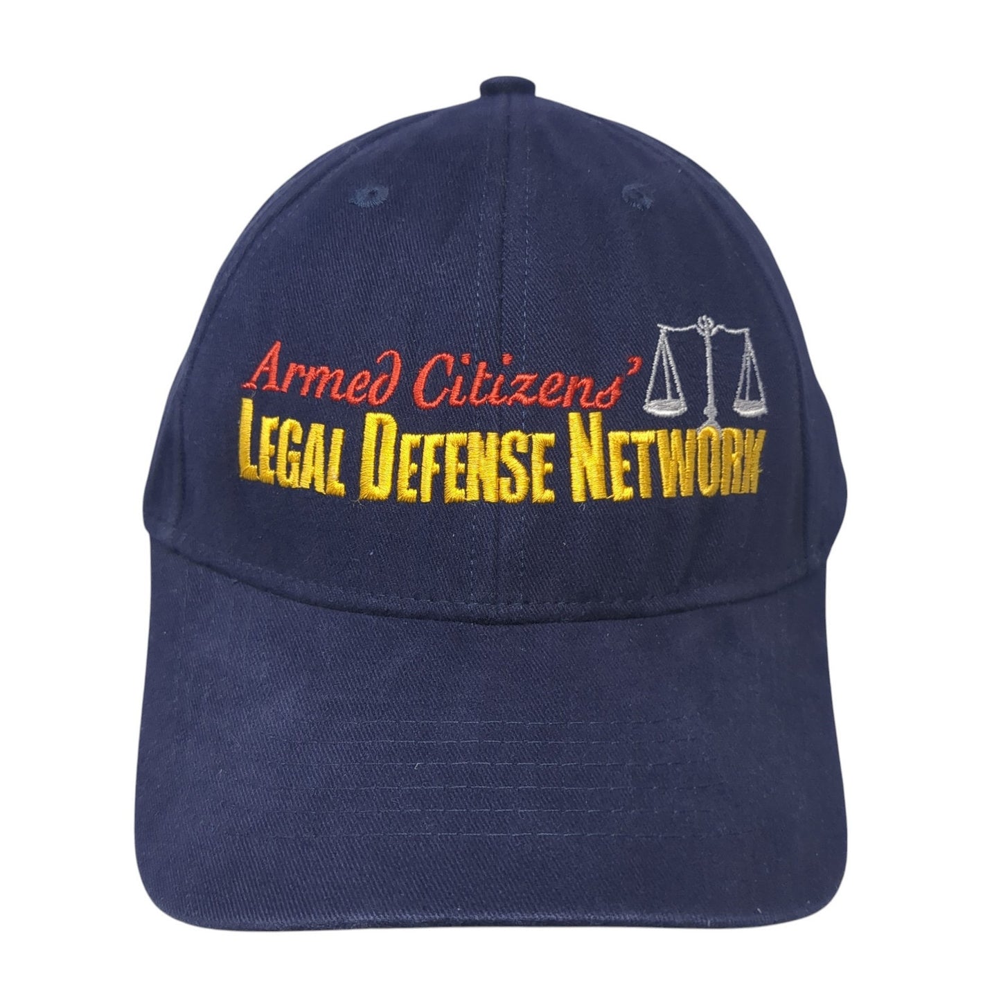 Armed Citizen's Legal Defense Network Baseball Cap Blue One Size Adjustable