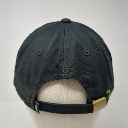 Vans Red Cherry Slideback Hat Black OSFA Adjustable Embroidered 6 Panel