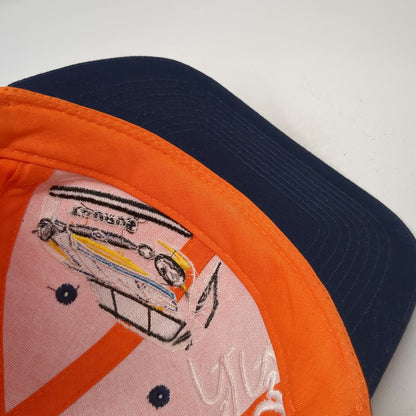 Orange Blue Baseball Cap One Size Ricky Rudd #10 NASCAR Taurus Strapback hat
