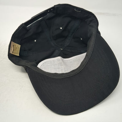 Cameo 5 Panel Hat Black One Size Rope Snapback Mining Industrial Sales Logo