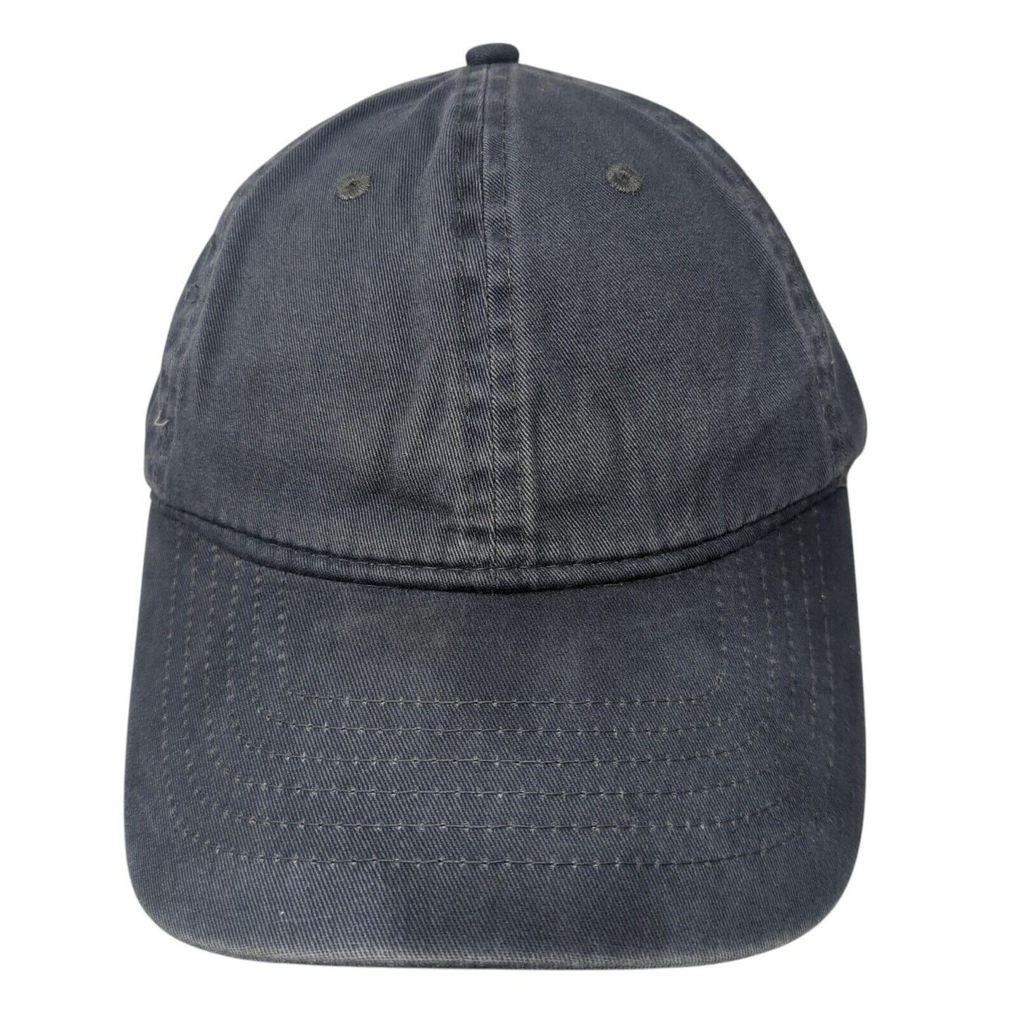 George Slideback Hat Blue One Size Adjustable Solid Outdoor Vent Holes