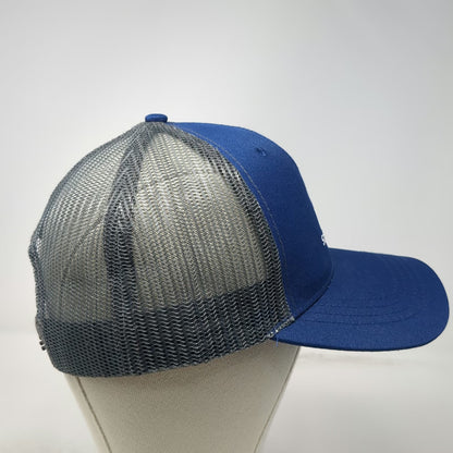 Cap America Trucker Hat Blue One Size Safety Always DOT Mesh Snapback Workwear