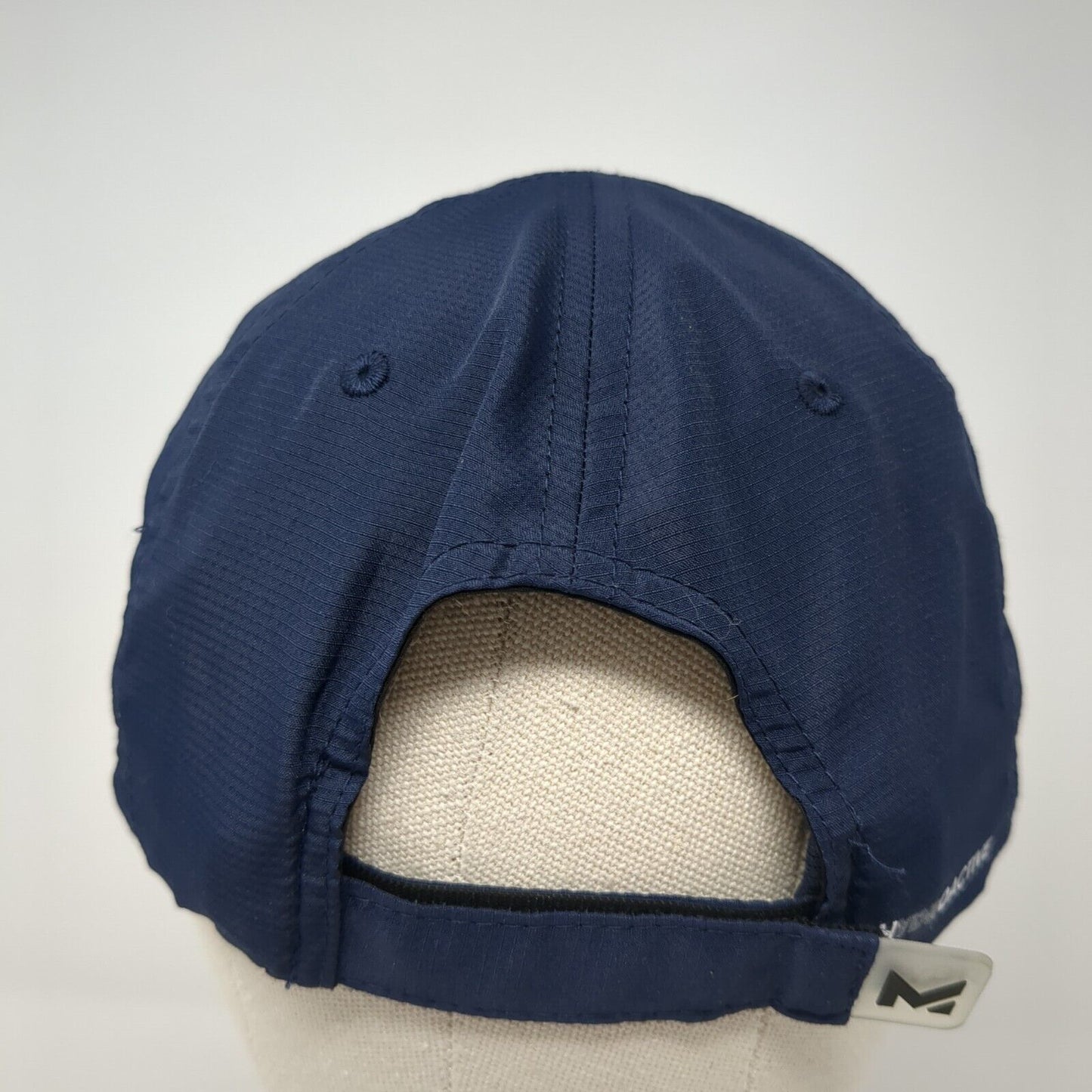 Mission Strapback Hat Blue One Size Adjustable Active Outdoor 6 Panel