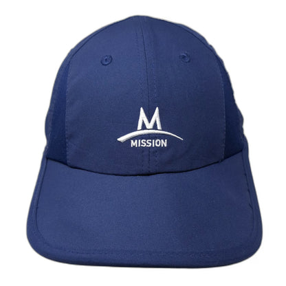 Mission Baseball Cap Blue One Size Enduracool Cooling Adjustable Strapback Hat