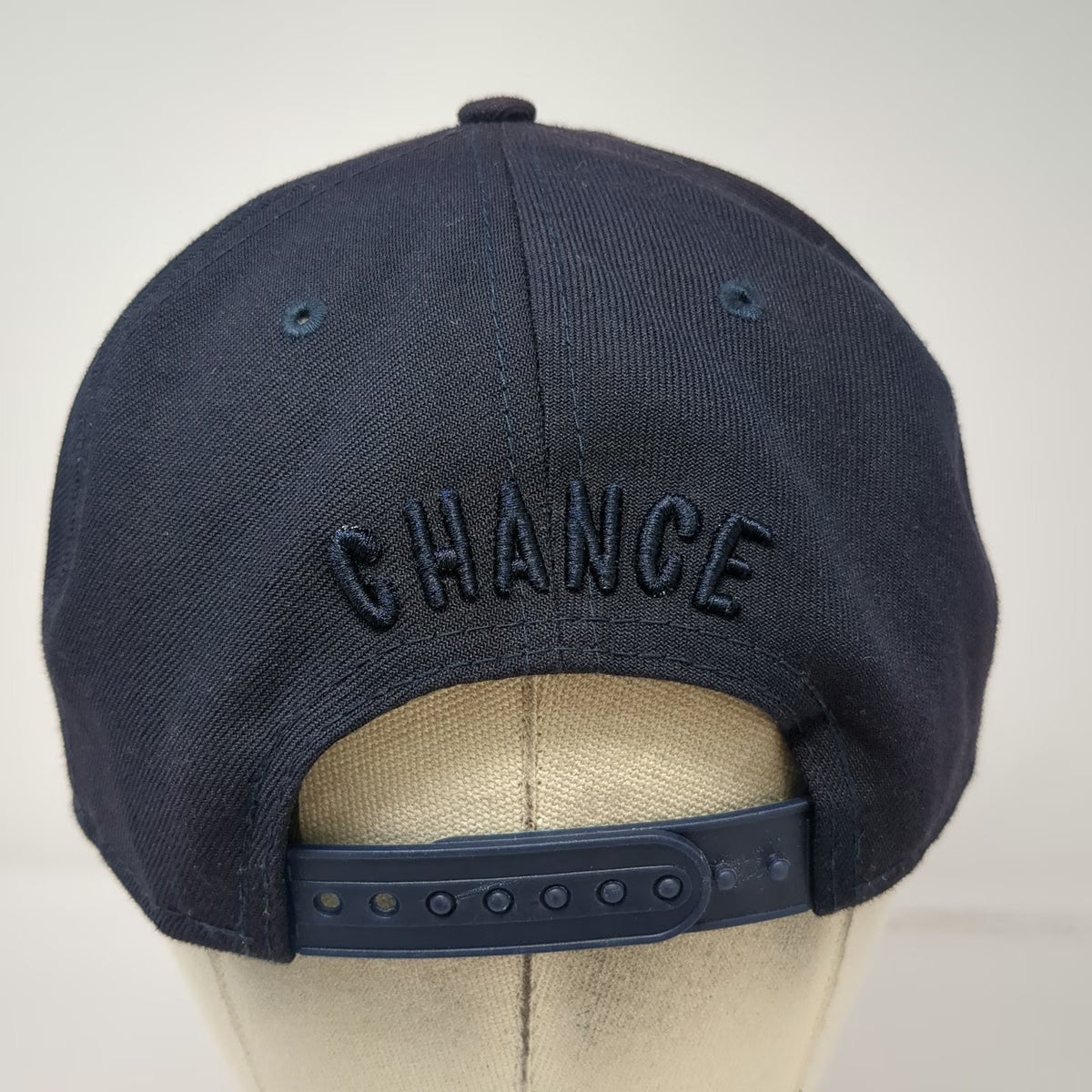 New Era Snapback Blue One Size Chance The Rapper 3 Hat Embroidered Logo 6 Panel