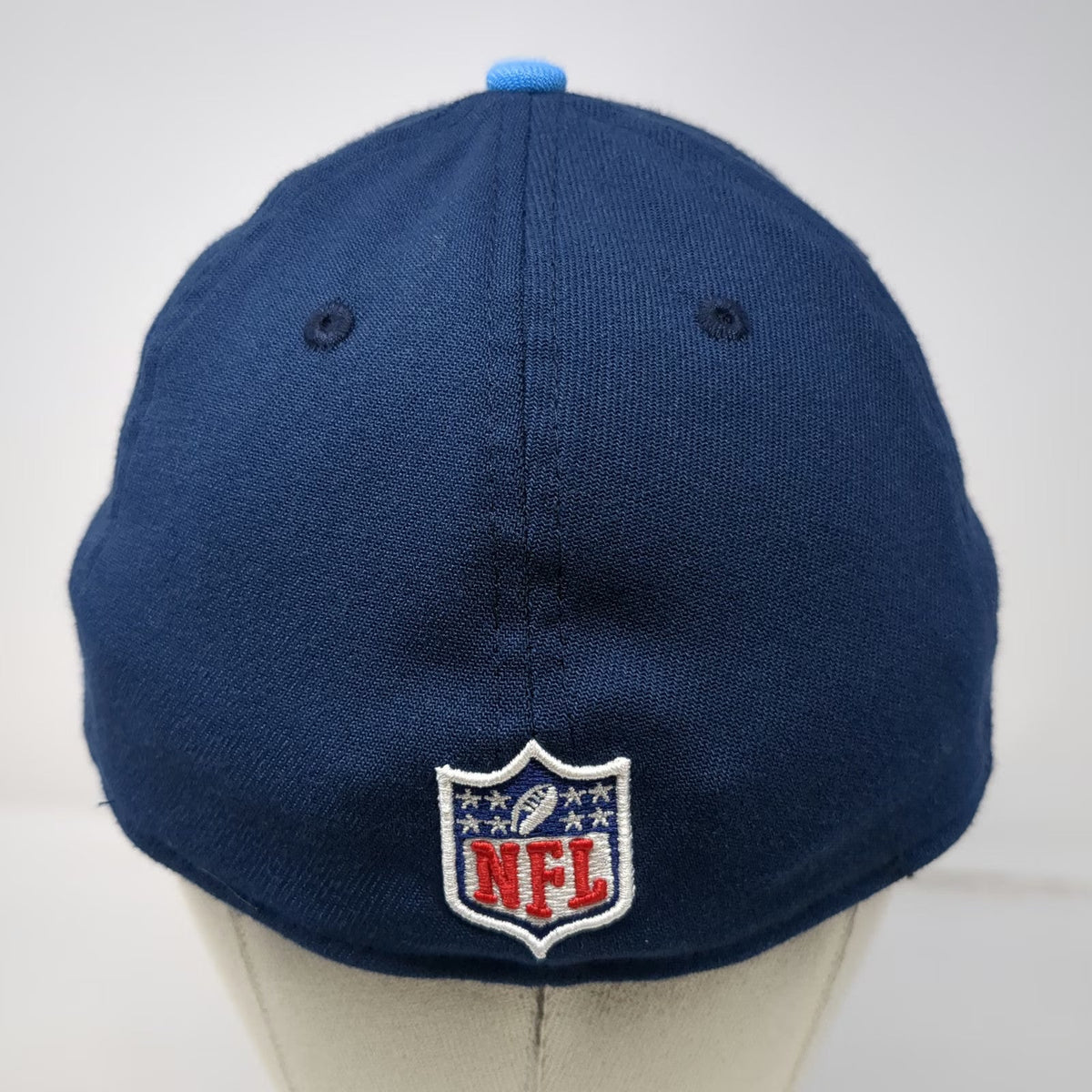 Los Angeles Chargers NFL New Era Blue Cap L 39THIRTY Stretch Fit Two Tone Hat